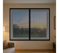 Mosquitera Magnetica Ventana 110 x 150 cm Protección Contra Mosquitos y Moscas Mosquiteras Ventanas Magnética Fácil Instalación Adhesiva para Balcón Corredera Terraza, Negro