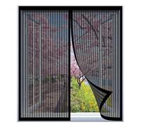 Mosquitera Magnetica Ventana 40 x 40 cm Fácil Instalación sin Taladrar, Fácil de Limpiar Imanes Mosquitera con Malla Super Fina para Para Todas Las Ventanas, Negro