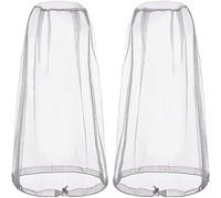 Mosquitera para Cabeza Apicultor Anti-Mosquito Mosquito Cabeza Head Net Red de Cabeza de Insecto 2 Pack Head Net Face Mesh Head Cover para Protección de la Cara Pesca Al Aire Libre Camping Senderismo