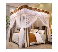Mosquitera para cama, cortina de malla de 360° para cama de 1,8 m, antipolvo y protección contra insectos, ideal para dormitorio y uso al aire libre