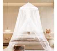 Mosquitera para Cama de Matrimonio, Mosquitera Portátil Universal con Diseño de Cúpula, para Decorar la Habitación y Prevenir Insectos