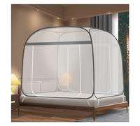 Mosquitera para Cama Portátil Mosquitera Tienda con Cremallera de Doble Puerta, Plegable Mosquitera Cama para Viaje Hogar Cámping(H,150x200cm)