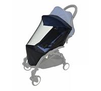 Mosquitera para cochecito Babyzen Yoyo 2/Yoya, protección antiinsectos con bolsillo para pies, color negro