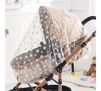 Mosquitera para cochecito, red portátil con estampado de margaritas para cochecitos, moisés, minicuna, cuna y corralitos (margarita blanca)
