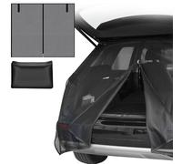 Mosquitera para Portón Trasero de Coche, 170 x 170 cm Cortinas de Protección Solar Magnéticas, Mosquitera Magnética para Coche, Autocaravanas, Furgonetas y Camper