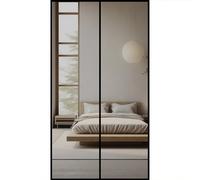 Mosquitera Para Puerta 120x270cm Cortina Mosquitera con Imanes Potentes Iman Fuerte Cierre Magnético de Arriba a Abajo Automáticamente Negro