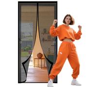 Mosquitera para Puerta 131 x 204 cm Se Cierra Automáticamente Mosquito Net Lejos de Los Mosquitos para Puertas de Balcón O Terraza, Negro