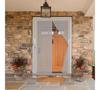 Mosquitera para Puerta 224 x 128 cm Mosquitera Imantada Puerta Protección Contra Insectos Que Entre Aire Fresco Fácil Instalación sin Taladrar, Gris