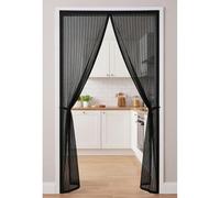 Mosquitera para Puertas 153 x 191 cm Varios Tallas Mosquitera Magnética Puerta No Requiere Herramientas para Entrada, Balcón, Puerta de Ventana, Negro