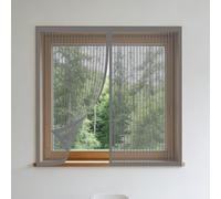 Mosquitera para Ventana 110 x 150 cm Imanes Se Cierran Automáticamente Mosquitera Ventanas Adhesiva Fácil Instalación Adhesiva para Balcón Corredera Terraza, Gris