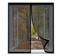 Mosquitera para Ventana 60 x 65 cm Fácil Instalación sin Taladrar, Fácil de Limpiar Mosquitera Autoadhesiva Protección Contra Mosquitos para Todas Las Ventanas, Negro