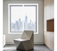 Mosquitera para Ventana 85 x 85 cm Imanes Se Cierran Automáticamente Mosquiteras Ventanas Magnética Fácil Instalación, Sin Taladrar Ni Atornillar para Todas Las Ventanas, Blanco