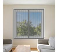 Mosquitera para Ventana 95 x 165 cm Imanes Se Cierran Automáticamente Mosquitera Ajustable Ventanas Lavables para Ventanasde Balcón, Ventanasde Patio, Sala, Gris