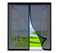 Mosquitera para Ventana Autoadhesiva 100 x 125 cm Fácil Instalación sin Taladrar, Fácil de Limpiar Cortina Mosquitera Ventana Cortina Antimosquitos para Todas Las Ventanas, Negro