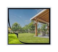 Mosquitera para ventana de 90x120 cm, color negro, protección contra insectos, malla transpirable de poliéster, el aire puede fluir libremente para la mayoría de los tipos de ventanas