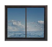 Mosquitera para Ventana de Balcón de 90x140cm, Cortina Contra Moscas, Mosquitera para Ventana de Terraza, Plegable, Protección Contra Moscas Sin Taladrar, No Se Puede Acortar, Negro