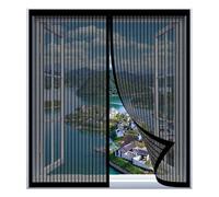 Mosquitera para Ventanas 40 x 40 cm Fácil Instalación sin Taladrar, Fácil de Limpiar Malla Mosquiteras para Ventanas para Todas Las, Negro