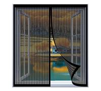 Mosquitera para Ventanas Abatibles 60 x 70 cm Fácil Instalación sin Taladrar, Fácil de Limpiar Protección de Insectos Mosca Cortina para Todas Las Ventanas, Negro