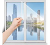 Mosquitera Para Ventanas Blanco 75x120cm Exterior Cierre De Cinta mágica Marco Completo