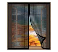 Mosquitera para Ventanas con Magic Click 40 x 90 cm Fácil Instalación sin Taladrar, Fácil de Limpiar Pantalla Contra Insectos para Todas Las Ventanas, Negro