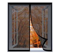 Mosquitera para Ventanas de Aluminio Corredera 77 x 60 cm Fácil Instalación sin Taladrar, Fácil de Limpiar Anti Mosquito Insecto Cortina para Todas Las Ventanas, Negro
