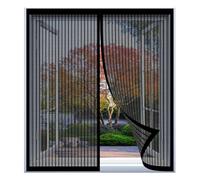 Mosquitera para Ventanas Magneticas 45 x 70 cm Fácil Instalación sin Taladrar, Fácil de Limpiar Mosquiteras Magnética Anti Insectos para Todas Las Ventanas, Negro