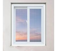 Mosquitera para ventanas, mosquitera autoadhesiva DIY para ventanas, mosquitera ajustable contra insectos y moscas para ventanas 75x175cm(29.5x69in) Blanco-A