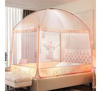 Mosquitera Plegable De Verano, Redes De Altura De Elevación, Cortina De Mosquitera De Malla Púrpura Para Cama De 1,2 M, 1,5 M, 1,8 M, 2,0 M,jade,1.8m (6 Feet) Bed