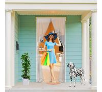 Mosquitera Puerta, 110x190cm Magnetica Cortina Mosquitera Para Puertas Cierre Magnético Automático Mosquitera Para Evitar El Paso De Mosquito Insectos Gris