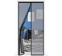 Mosquitera Puerta 75x210cm, Magnetica Mosquitera Puerta Corredera Exterior Se Cierra Automáticamente, Cortina Antimosquitos con iman sin Taladrar Para Puertas de Patio y Puertas Balconeras