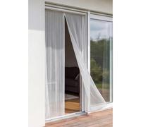 Mosquitera Puerta Magnética 101 x 258 cm Varios Tallas Cortina Mosquitera Magnética Montaje Fácil de Pegar Apto para Niños y Mascotas, Blanco