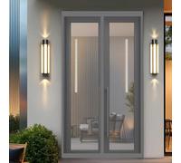 Mosquitera Puerta Magnética 120 x 195 cm Junta Magnética de Arriba a Abajo, sin Taladrar, Transpirables, Resistente Al Viento Cortinas Antimosquitos para Puerta Exterior, Gris