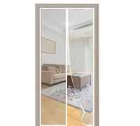 Mosquitera Puerta Magnetica 120x240cm, Último Modelo 2023, Mosquitera Magnética para Puertas Cortina de Sala de Estar la Puerta del Balcón Puerta Corredera de Patio, Blanco