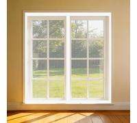 Mosquitera Puerta Magnetica 142 x 240 cm Junta Magnética de Arriba a Abajo, sin Taladrar, Transpirables, Resistente Al Viento Cortinas Antimosquitos para Puerta Corredera, Blanco