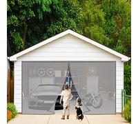 Mosquitera Puerta Magnetica, 150 x 210 cm Mosquiteras a Medida Magnética Automático con Durable para Terraza Gris