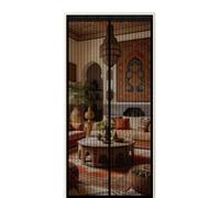 Mosquitera Puerta Magnetica 40 x 173 cm Anti-Insectos Mosquitera Puerta Magnética Hecha a Medida Instalación sin Taladro para Exterior de Balcón Patio, Negro