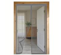 Mosquitera Puerta Magnética 50 x 190 cm Cierre Automático, Mantiene El Aire Fresco en El Interior, Fácil de Instalar, Los Bichos Fuera Cortina Puerta para Exterior, Gris