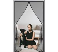 Mosquitera Puerta Magnetica 70x240cm Cortina Magnética de Puerta a Prueba de Mosquito Cortina Magnetica Iman Fuerte Cierra Automáticamente Que Evita el Paso de Insectos Negro