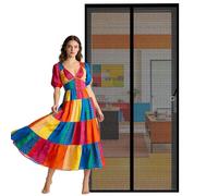 Mosquitera Puerta Magnetica 73 x 282 cm Varios Tallas Rede Mosquito Porta Magnética Proteja a su Familia de Los Mosquitos para Balcón Puerta Corredera de Patio, Negro