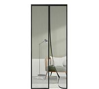 Mosquitera Puerta Magnética 95x185, SHA2WEN Mosquiteras para Puertas Negro, Disfrute del Buen Verano en Familia
