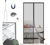 Mosquitera Puerta Magnetica,Cierre Magnético de Arriba Abajo Automáticamente Anti Mosquito Insecto Mosquiteras,Fácil de Instalar, para Salón Balcón-Black A||110x230cm(43x90inch)