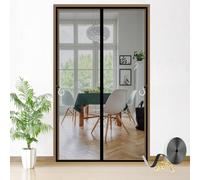 Mosquitera Puerta Magnetica, Cortina Mosquiteras para Puerta Exterior con Imanes, Fácil Instalación sin Taladrar, para Puerta de Balcón o Terraza-Black-B||120x235cm(47x92inch)