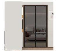 Mosquitera Puerta Magnetica Cortinas magnéticas, cierre automático, redes, puertas mosquiteras autoadhesivas for dormitorio, mosquitera for puerta para Patio(Black,W130cm x H180cm)