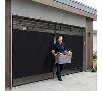 Mosquitera Puerta Magnetica de Garaje, Cortina para Garaje Antimosquitos, Pantalla de Privacidad Opaca, Malla de Fibra de Vidrio Resistente para Cochera, Exterior(W305 x H274 cm (W10 x H9 ft))