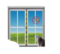 Mosquitera puerta magnetica Mosquitera magnética gris for ventana, malla autoadhesiva for el hogar, red autoinstalada para Mantener alejados insectos(Width180cm,Height180cm)