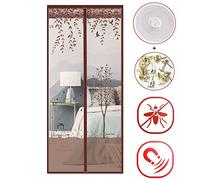 Mosquitera Puerta Magnetica,Nuevo Diseño Tejido Súper Fino Puerta Cortina Mosquitera Magnética,Anti Mosquitos Mosquitera Magnética Para Puerta Sello De Marco Completo Q 95x195cm(37x77inch)