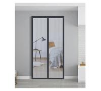 Mosquitera Puerta Magnetica Red for cortinas de ventana, magnéticas, for puertas y jardines para Patio(Black,90x210cm)