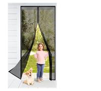 Mosquitera Puerta Mosquitera de fibra vidrio con succión magnética for puerta, cortina antimosquitos, cierre automático, for cocina y sala estar
