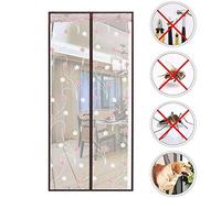 Mosquitera Puerta Para Perros Gatos Mascotas,Dejar Pasar El Aire,Mosquitera Puerta Magnetica Con Cortina Mosquitera Magnética,Mantener Los Errores Fuera W 90x205cm(35x81inch)