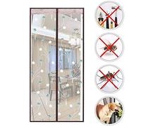 Mosquitera Puerta Para Perros Gatos Mascotas,Dejar Pasar El Aire,Mosquitera Puerta Magnetica Con Cortina Mosquitera Magnética,Mantener Los Errores Fuera Q 80x190cm(31x75inch)